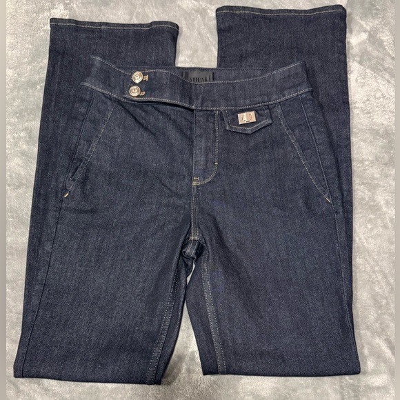 White House Black Market High-Rise Boot Sculpt Blue Denim - Picture 5 of 11